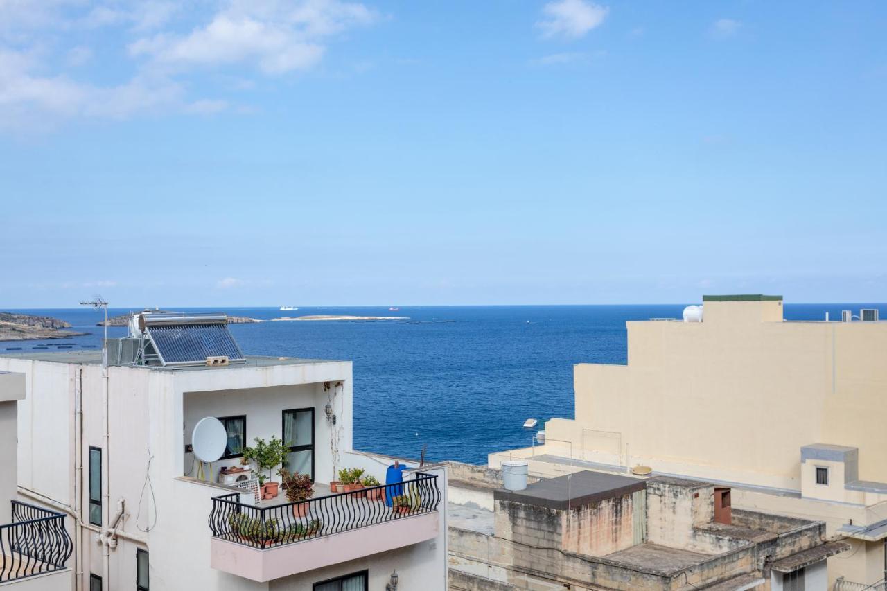 Sea View Apartment In St Paul'S Bay เซนต์พอลส์เบย์ ภายนอก รูปภาพ